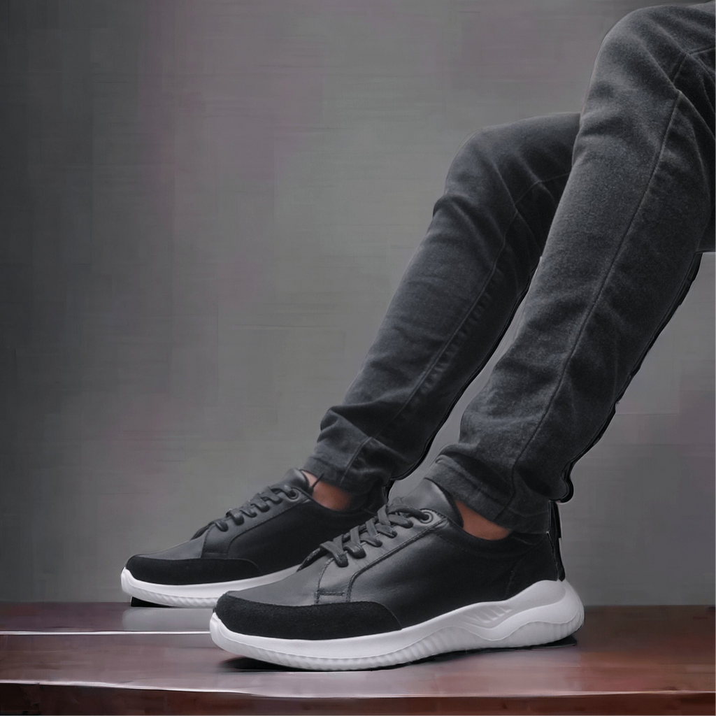 Sv sport cuero negro/blanco.
