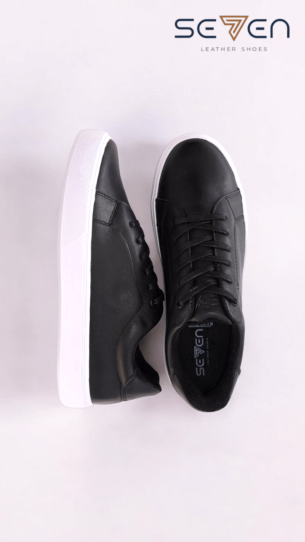 Sv basic cuero negro/blanco.