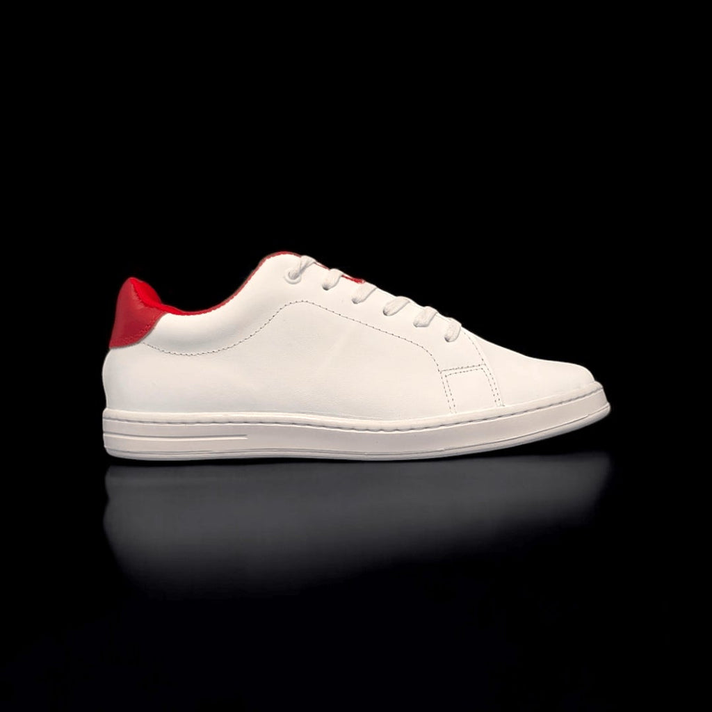 Sv Classic cuero blanco/rojo