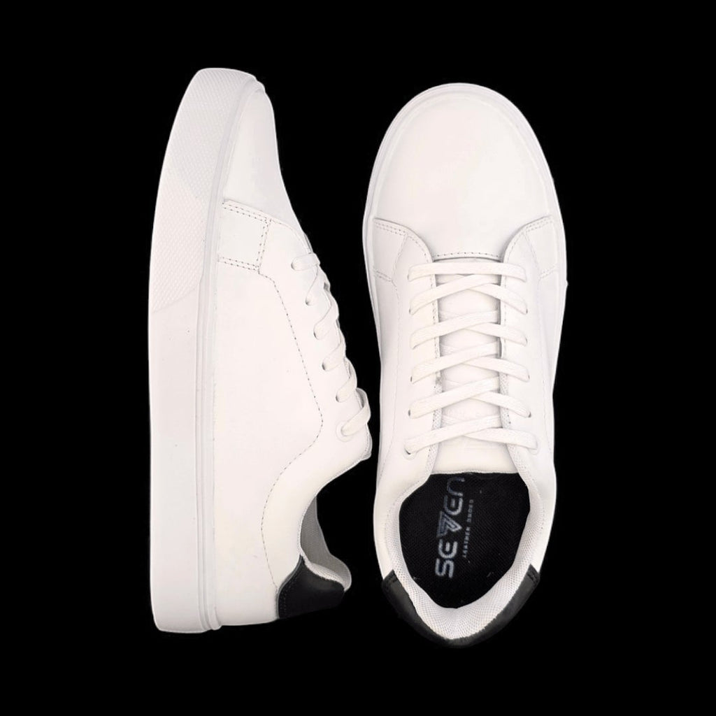 Sv basic cuero blanco/negro.