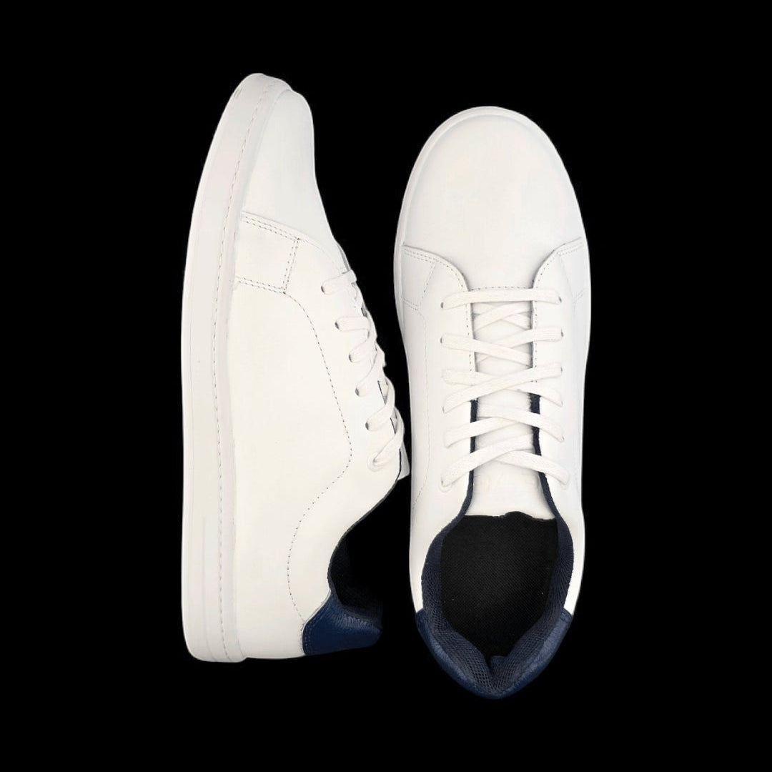 Sv Classic cuero blanco/azul.