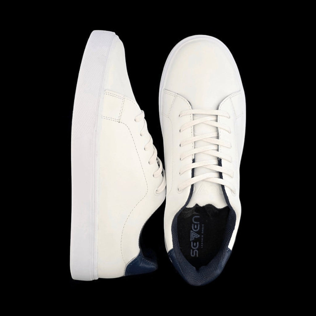 Sv basic cuero blanco/azul.