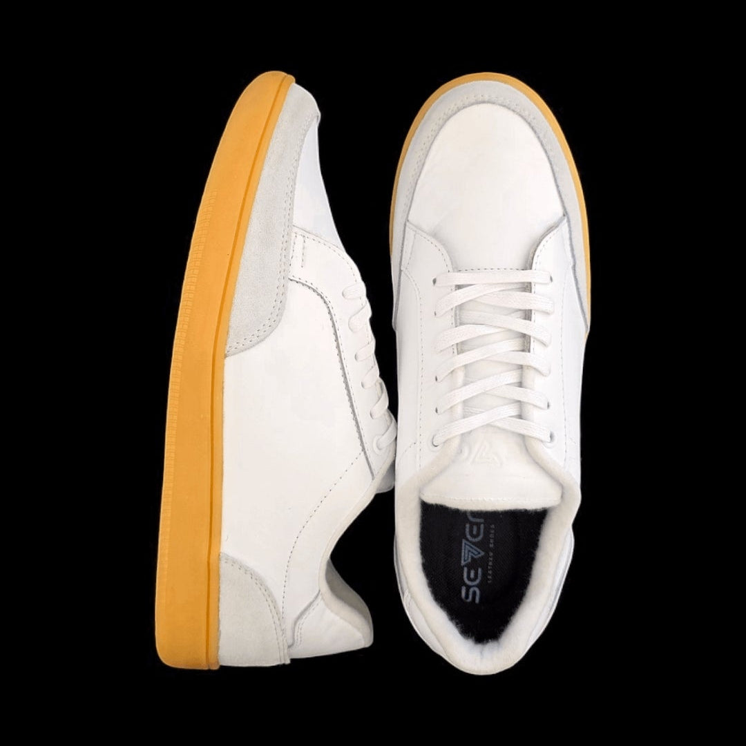 Sv Signature cuero blanco/goma.