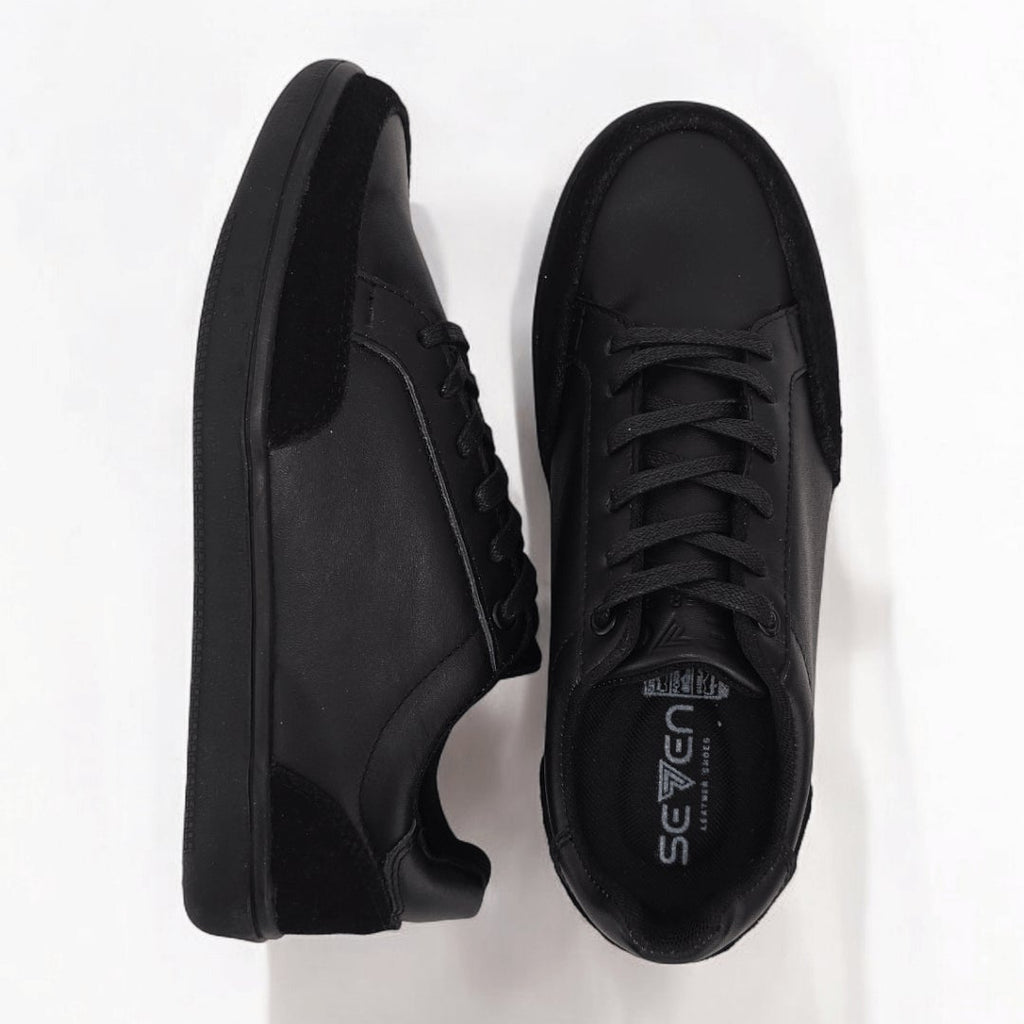 Sv Signature cuero negro. – Seven Leather Shoes