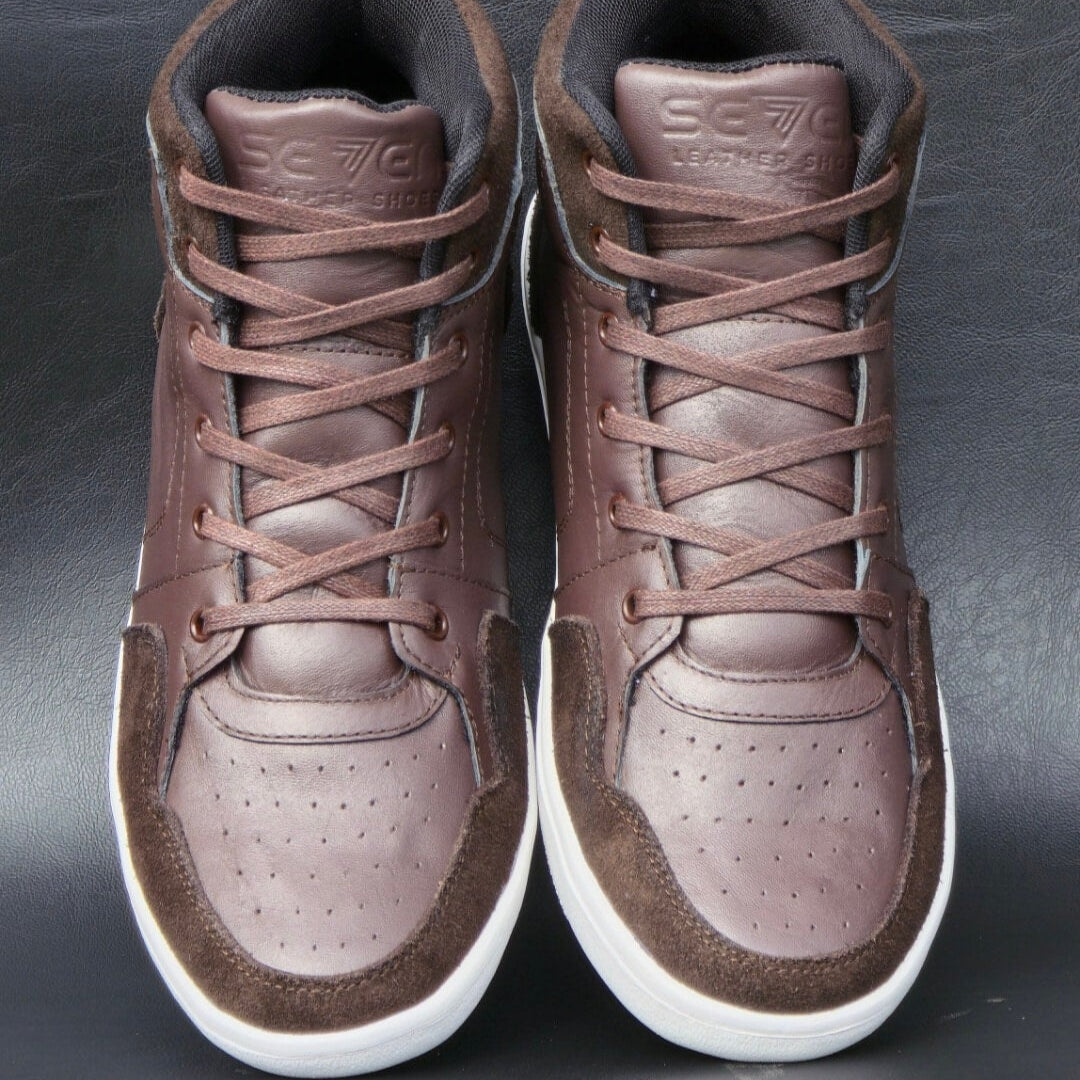 Sv Brooklyn cuero café/blanco.