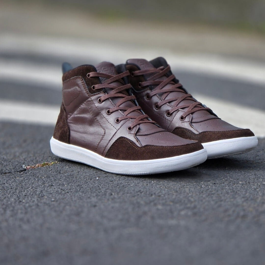 Sv Brooklyn cuero café/blanco.