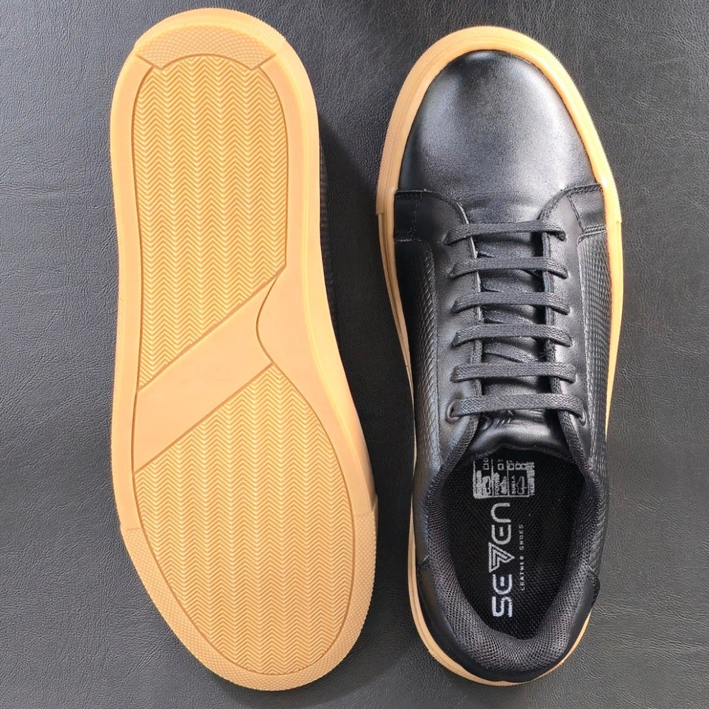 Sv Atlas cuero negro/goma.
