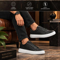 Sv Magnus cuero negro/blanco.